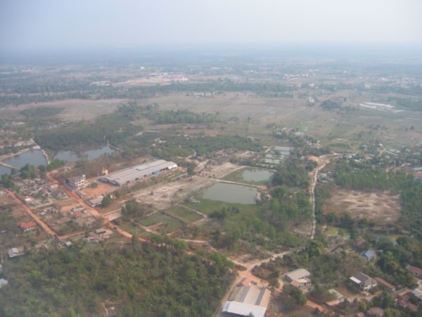 Vientiane view from the air