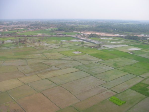 Vientiane view from the air