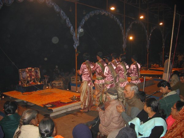 Ganges River at Night Ceremony 2