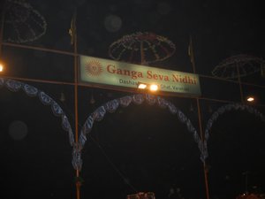 Ganges River at Night ceremony