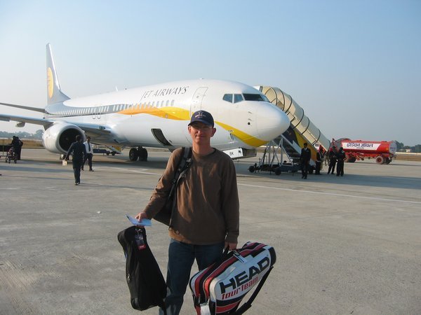 Our Flight from Varanasi to New Delhi