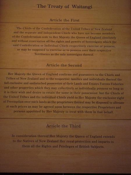 The Waitangi Treaty
