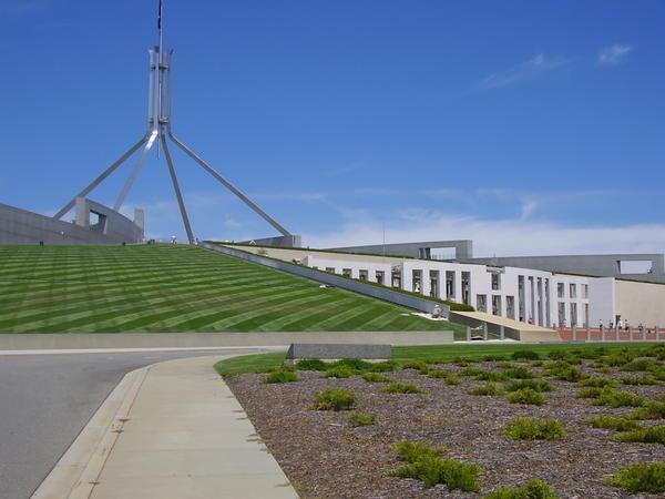 The new parliment building of Australia