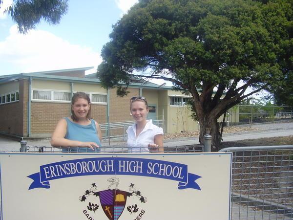 Outside "Erinsbrough High"