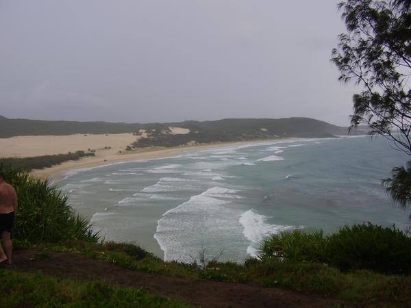 The view from Indian head on a stormy day