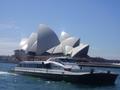 The opera house looking beautiful in the sunshine