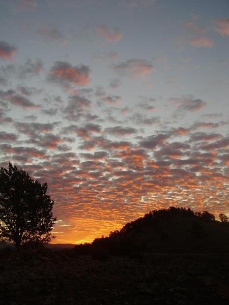 Sunset in the Flinders ranges