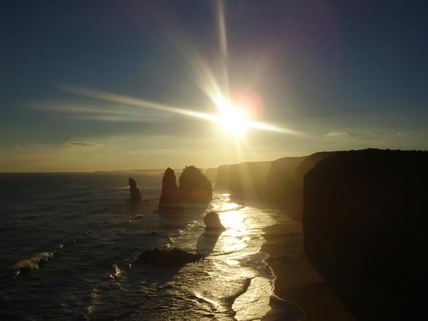 Some of the "12" apostles at sunset (1)
