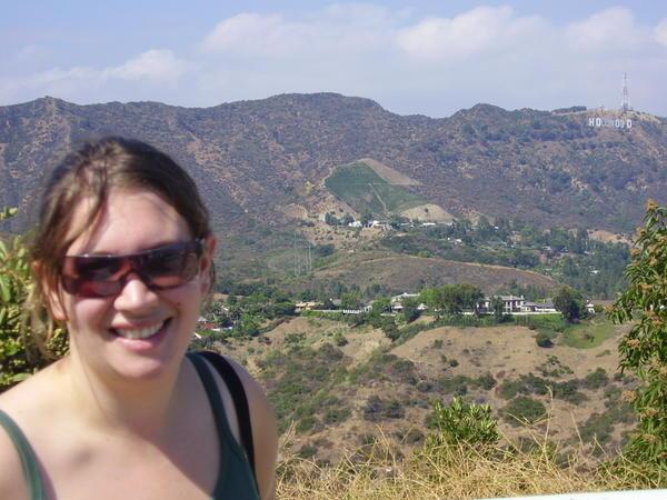 Me and if you look very closely....... the hollywood sign
