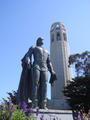 Christopher Columbus and the Coit Tower