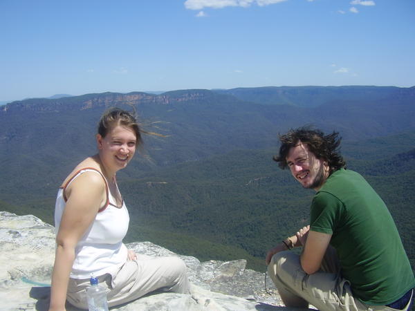 In the blue mountains