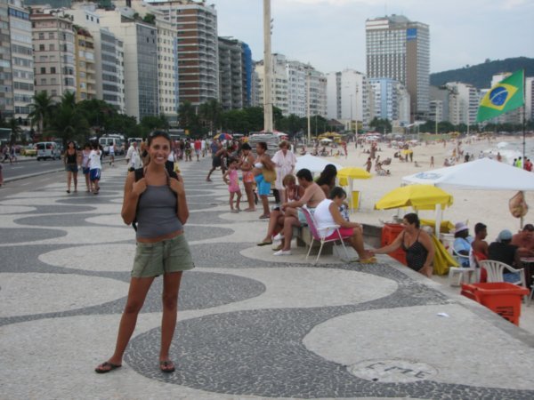 Copacabana Beach boardwalk