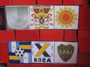 Boca Juniors tiles