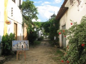 The charming streets of Paraty