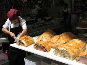Huge Mortadella Sandwiches
