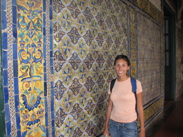 Mosaic inside the monastery