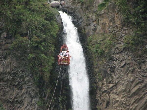 Cable to waterfall