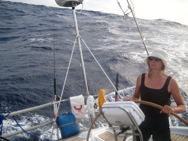 Miriam at the helm