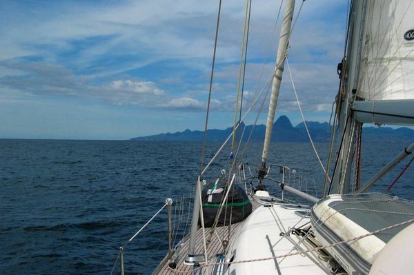 Sailing to St. Lucia