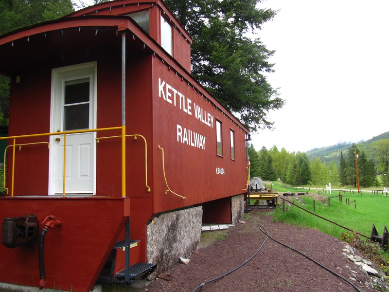 The Cyclist's Rest Caboose