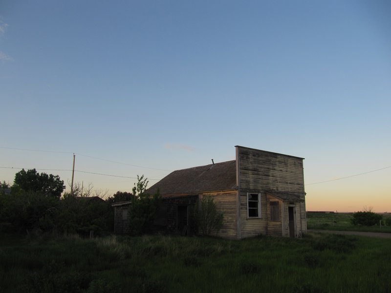 Abandoned building, Orion Alberta