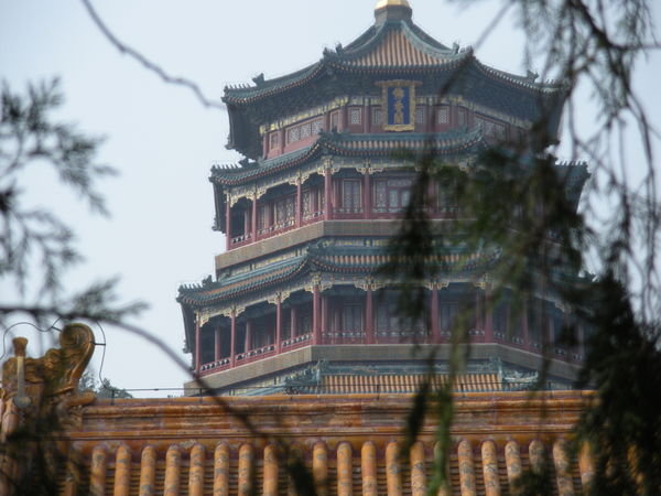 The temple in the summer palace garden.