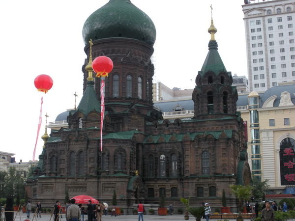 Russian Orthodox Church with Chinese tinge