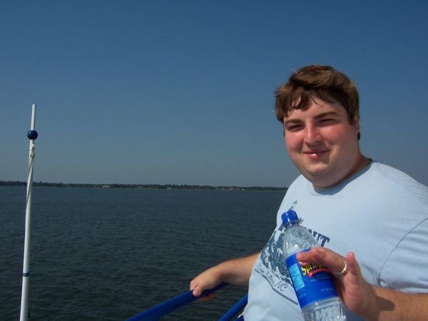 Neal on the Ferry to Ft. Sumter