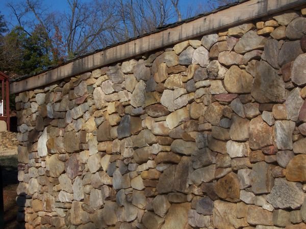 The old stone walls