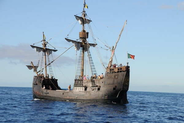 Replica of discovery ship
