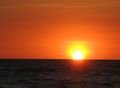 Sunset at playa de san diego