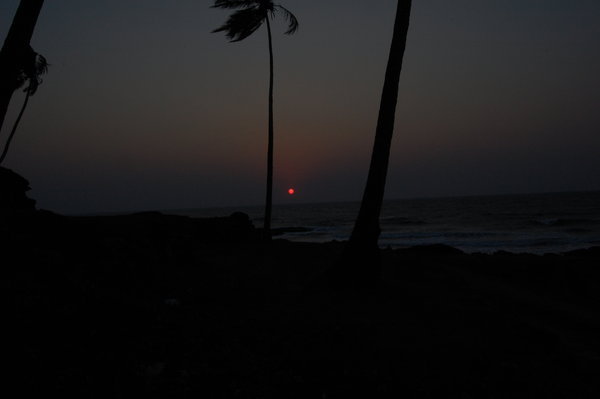 Sunset from Vagator Beach