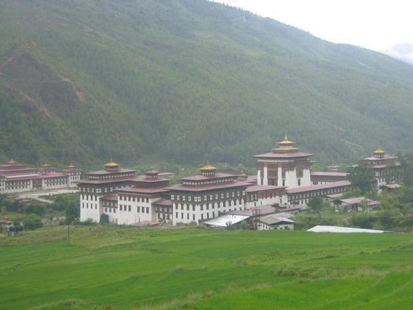 Thimpu's parliament and Royal Palace