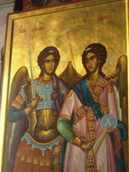 icon painting in Peitraki Church