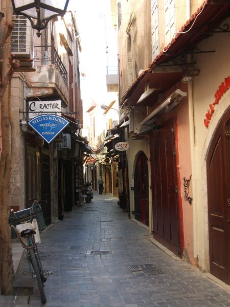 side street in the Old Town part of Rethymno
