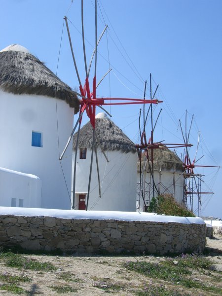 windmills at mykonos