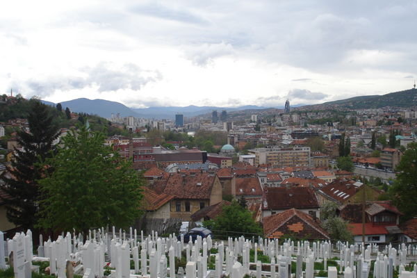View of Sarajevo from a Cemetery