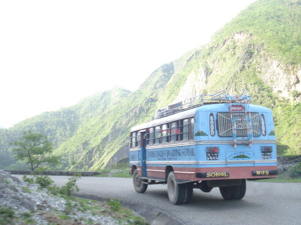 Local bus through Nepal