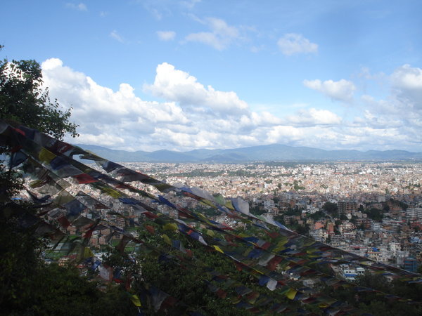 View of Kathmandu from the Monkey Temple