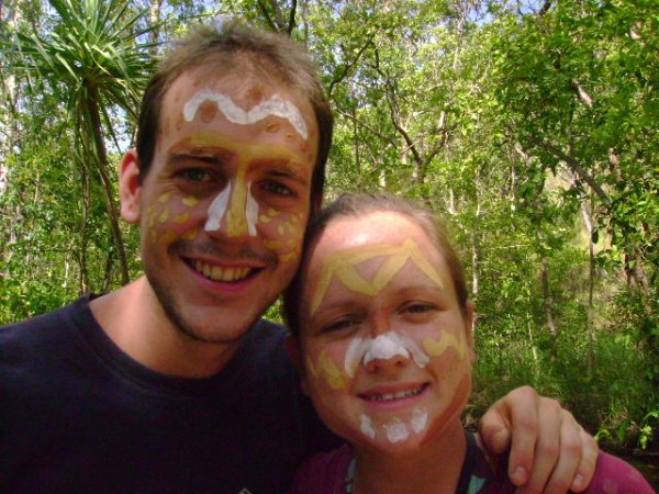 Aborigine face painting! | Photo