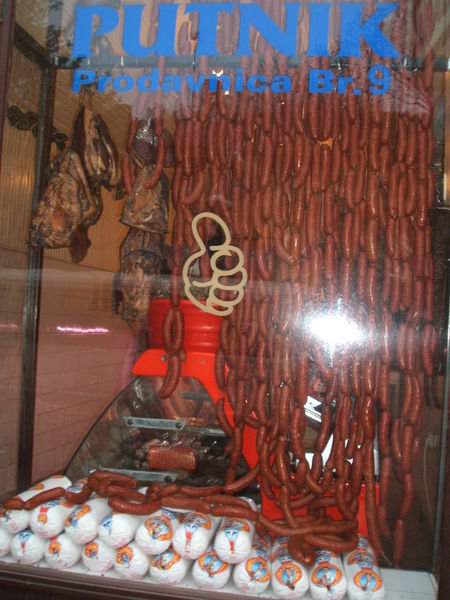 Pozarevac sausage shop