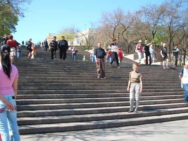 On Odessa steps