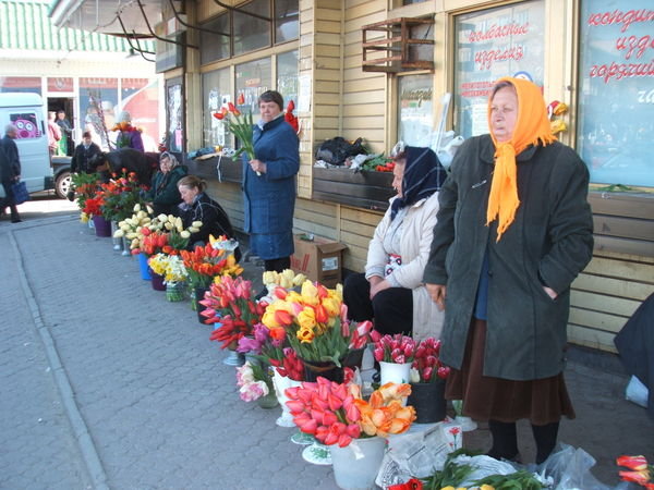 Real flower market