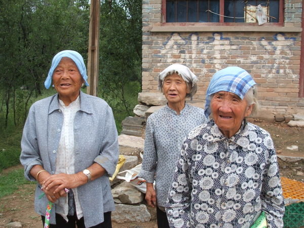 Three village ladies