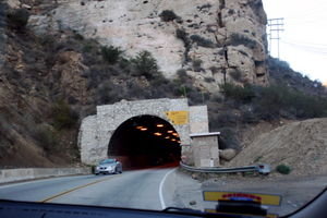 Approaching tunnel