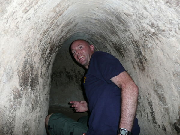 Down in the Cu Chi Tunnels