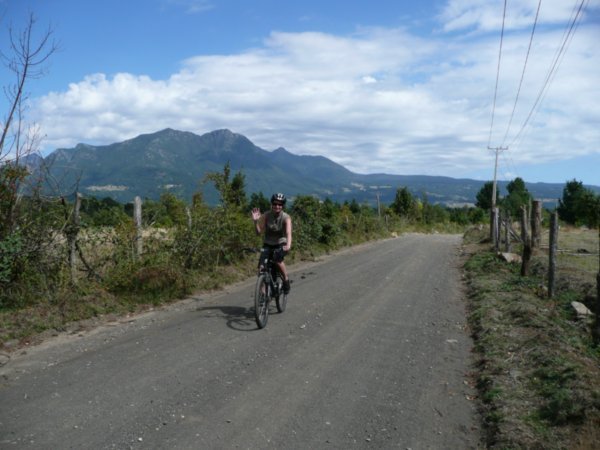 Cycling around Pucon