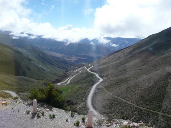 The wiggly road from Salta to San Pedro de Atacama