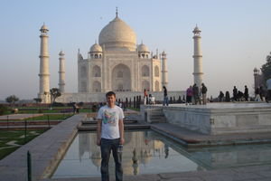 Nick at Taj Mahal