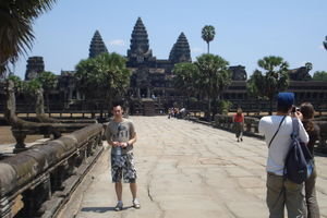 Adam at Angkor Wat in Siem Reap